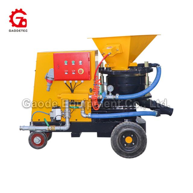 Gaodetec GSZ-10S/E 10m3/h Concrete Shotcrete Machine for Wet and Dry Spraying and Conveying